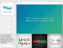Tablet Screenshot of bebopdesign.com.br